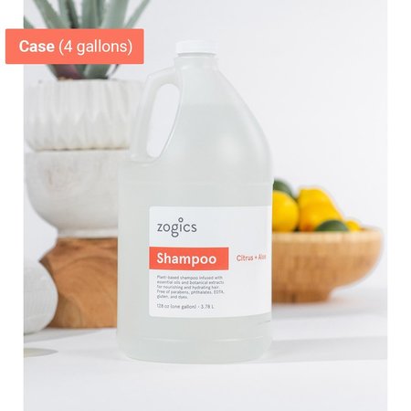 ZOGICS Shampoo, Citrus and Aloe, 4PK SCA128-4